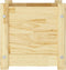 vidaXL - Plantenbak - 31x31x31 - cm - massief - grenenhout