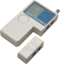 Intellinet 351911 - Netwerktester - Test tot 180 m voor CAT 3-6A - Beige