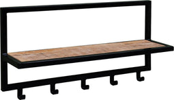 Brix - Kapstok Brix Bono - Mangohout en Gecoat Staal - 15x70x30