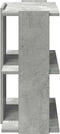 vidaXL - Boekenkast - 3-laags - 60x30x60 - cm - bewerkt - hout - betongrijs