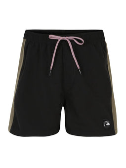 ARCH VOLLEY 16 - Zwembroek Heren - Gerecyclede Super Suede-stof 16" - Zwart