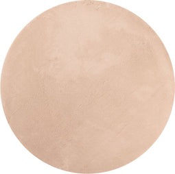vidaXL - Vloerkleed - HUARTE - laagpolig - zacht - wasbaar - Ø - 160 - cm - roze