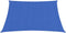 vidaXL - Zonnezeil - 160 - g/m² - vierkant - 4x4 - m - HDPE - blauw