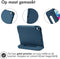 imoshion Tablet Hoes Kinderen - Geschikt voor iPad 11 (2025) 11 inch / 10e generatie (2022) 10.9 inch - Kidsproof Backcover met handvat - Donkerblauw
