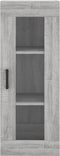 vidaXL - Hangkast - 34,5x34x90 - cm - grijs - sonoma - eikenkleurig