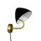 OULU - Wandlamp - zwart - messing