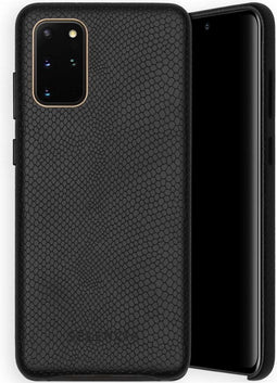 Selencia Hoesje Geschikt voor Samsung Galaxy S20 Plus Hoesje - Selencia Gaia Slang Backcover - Zwart