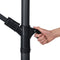 Juskys Brazil - Zweefparasol - 330 cm - Donkergrijs