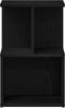 vidaXL - Nachtkastjes - 2 - stuks - Zwart - Eiken - 35x35x55 - cm - Geengineerd - Hout
