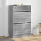 vidaXL-Schoenenkast-met-2-klaplades-80x34x116-cm-grijs-sonoma