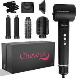 Cheveux 7-in-1 Airstyler PRO - Multistyler - 7 opzetstukken - Zwart