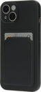 Apple iPhone 14 - Back Cover - Schokabsorberend TPU met Kaarthouder - Zwart