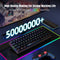 HXSJ V900 - Bedraad Mechanisch Gaming Toetsenbord - RGB - Blue Switch - 61 Keys - QWERTY - Zwart
