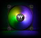 Thermaltake Pure Plus 14 RGB TT Premium Edition - Ventilator 140mm - Geluidssterkte max. 30,4dB(A) - Zwart