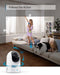 Eufy Security Binnencamera 2K Pan & Tilt - Indoor Cam + SAMSUNG MicroSDXC 64GB PRO