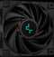 DeepCool AK400 ZERO DARK PLUS - CPU-koeler - 4 heatpipes - Zwart