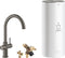 GROHE Red 3IN1 - Kokendwaterkraan - 7L boiler - C-uitloop - hard graphite geborsteld (mat antraciet)