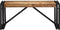 vidaXL - Salontafel - 80x40x35 - cm - massief - ruw - mangohout