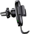 Baseus Gravity Car Mount - Autohouder Qi Draadloze Oplader - Zilver