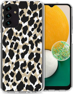 iMoshion Hoesje Geschikt voor Samsung Galaxy A13 (5G) / A04s Hoesje Siliconen - iMoshion Design hoesje - Goud / Golden Leopard