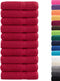 vidaXL - Handdoeken - SOLUND - 10 - st - 600 - g/m² - 50x100 - cm - rood