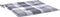 vidaXL - Tuinstoelkussens - 4 - st - 50x50x3 - cm - oxford - stof - ruitpatroon - grijs