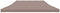 vidaXL - Partytentdak 270 g/m² - 6x3 m - Taupe