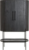 Light & Living Opbergkast Dumosi - Mangohout - 165 x 100cm - Mat Zwart