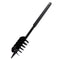 vidaXL - Grondboor - met - handvat - en - schroefkop - (dubbele - schroef) - 120 - mm - (zwart)