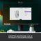 Logitech Signature M650 L - Draadloze muis - Linkshandig - Wit