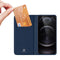 Dux Ducis - Slim bookcase hoes - Geschikt voor iPhone 13 Pro Max - Blauw
