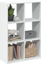 vidaXL - Kamerscherm - / - boekenkast - 69,5x29x103,5 - cm - bewerkt - hout - wit