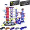 Majorette Super Chase Center - Speelgoedgarage 5 verdiepingen met 4 voertuigen - Inclusief licht en geluid (4 stuks)
