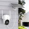 Arenti GO2T - Beveiligingscamera voor buiten - 2K 3MP - Accu met Zonnepaneel - 360 graden Beweegbaar - IP65 Waterdicht - Wit