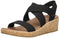Skechers Arch Fit Beverlee - Dames Sandalen met Sleehak - Zwart - Maat 37