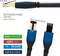 Oehlbach D1C19353 RJ45 Netwerkkabel, patchkabel CAT 8.1 2.00 m Zwart 1 stuk(s)