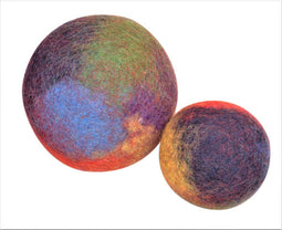 Papoose Toys Papoose Toys Rainbow Balls Marbled/2pc