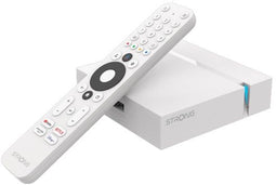 STRONG LEAP-S3+V2 - Streaming Box Android TV 4K UHD - Chromecast ingebouwd - Wit