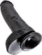 King Cock – 25.4 cm Dildo met Realistische Vormgeving Zuignap en Balzak voor Optimaal Penetratie - beigeig