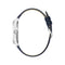 Guess Blauw Leren Horloge Voor Stijlvolle Gelegenheden