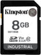 Kingston Industrial SDIT 8GB - SD kaart - Duurzaam - Temperatuur -40°C tot 85°C