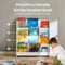 SoBuy KMB32-W - Kinderboekenkast - 4 Opbergvakken - Wit 80x88x30 cm