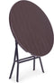 Inklapbare tafel - HDPE houtimitatie - 7,5 kg - weerbestendig