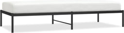 vidaXL - Bedframe - metaal - zwart - 90x200 - cm