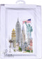 Thea Gouverneur - Borduurpakket met telpatroon - 471A - Voorgesorteerde DMC Garens - New York - Aida - 50 cm x 79 cm - DIY Kit