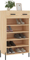 vidaXL - Schoenenkast - 60x35x105 - cm - bewerkt - hout - sonoma - eikenkleurig