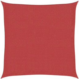 vidaXL - Zonnezeil - 7x7 m - HDPE - rood