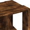 vidaXL - Salontafel - 32x32x30 - cm - bewerkt - hout - gerookt - eikenkleurig
