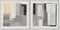 Schilderij Home ESPRIT Zwart Beige Abstract Stads 82 x 3,8 x 82 cm (2 Stuks)