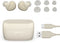 Jabra Elite 5 - In-ear Draadloze Oordopjes - Hybride ANC 28 uur batterijduur - Beige Goud